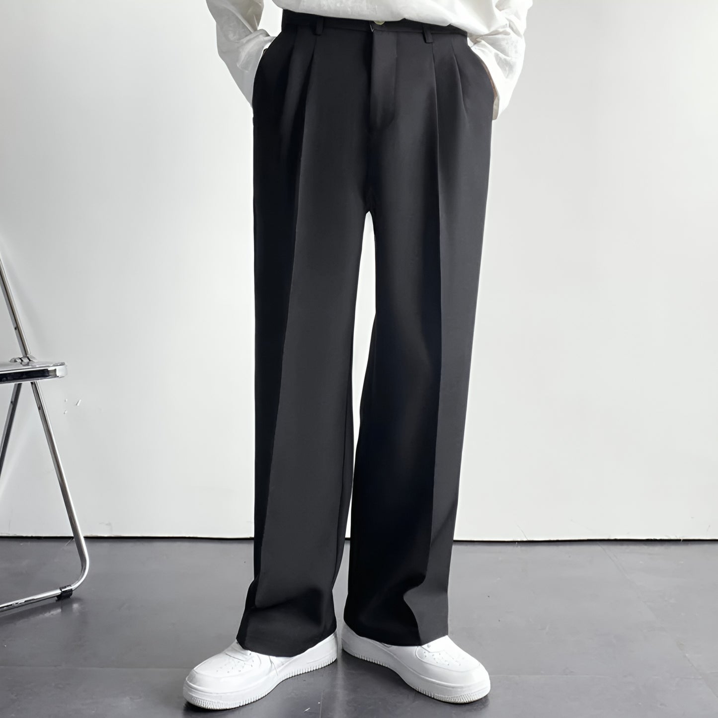 GUNSAN FITTED TROUSERS