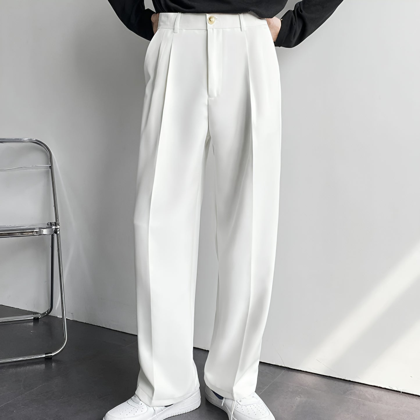 GUNSAN FITTED TROUSERS